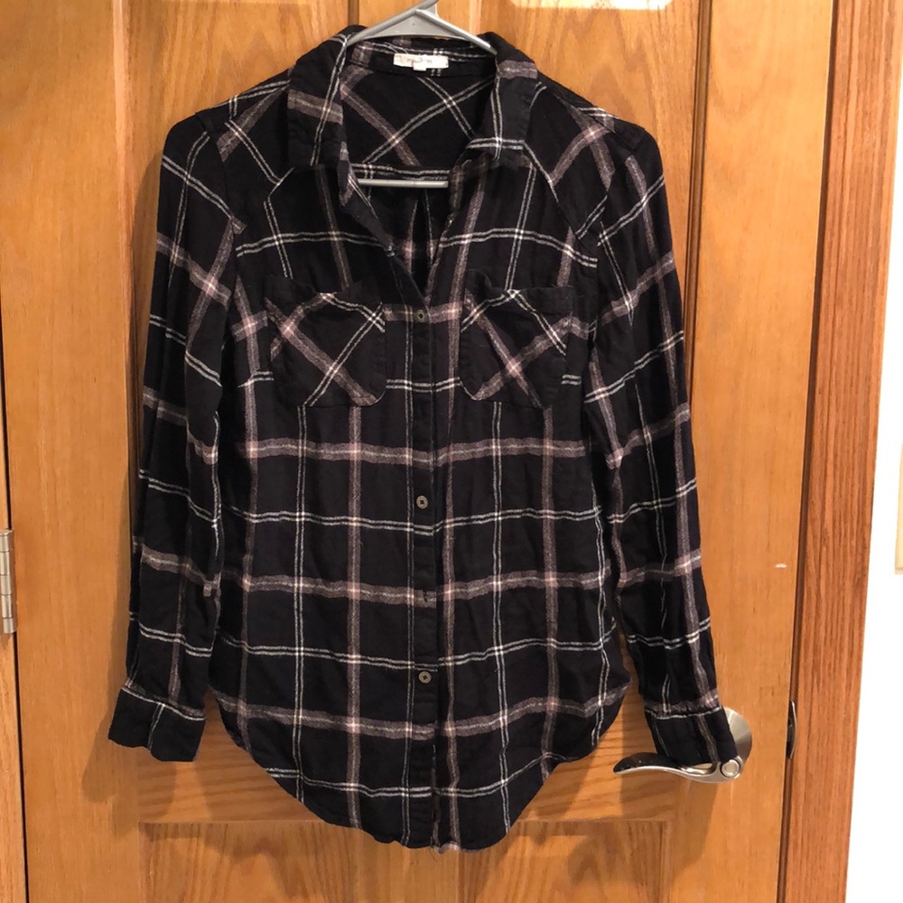 Black flannel.